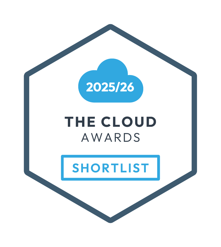 The Cloud Awards 2025/26 shortlist badge