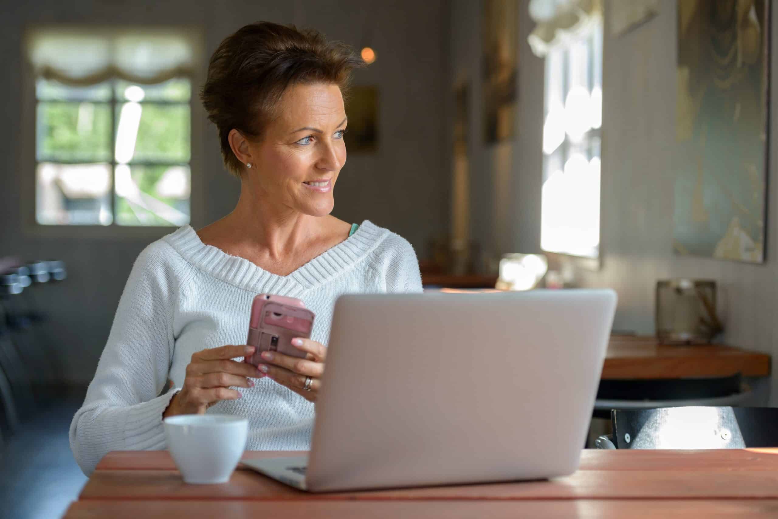 A customer accepting a quote and paying online by card